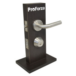 L6808LB Número 8 slim 4" latón brillante Lock