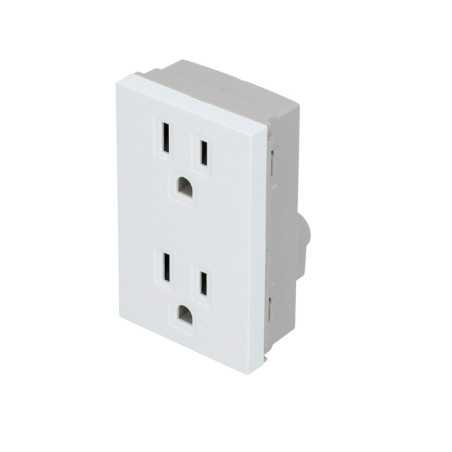 P612B Contacto dúplex 1/1 línea Premium color blanco Surtek