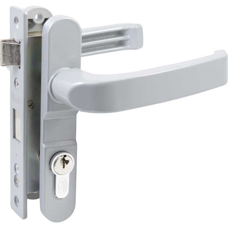 13CL Cerradura Euro para puerta de aluminio función doble gris llave estándar Lock