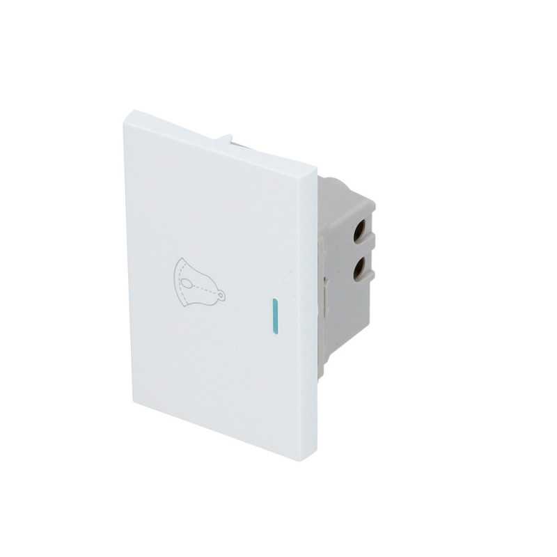 P604B Interruptor para timbre línea Premium color blanco Surtek