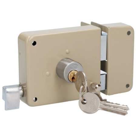 24CS Cerradura sobreponer clásica función derecha llave estándar blíster Lock