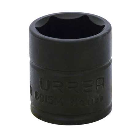 6915M Dado de impacto cuadro de 1/4" 6 puntas métrico 15 mm Urrea