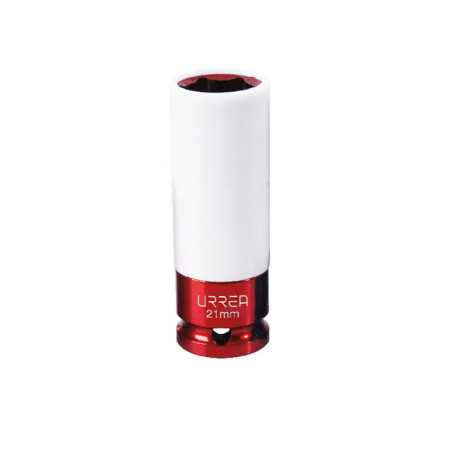 7321MP Dado de impacto métrico cuadro de 1/2" con protección Nylamid 21 mm Urrea