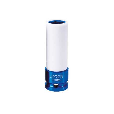 7317MP Dado de impacto métrico cuadro de 1/2" con protección Nylamid 17 mm Urrea