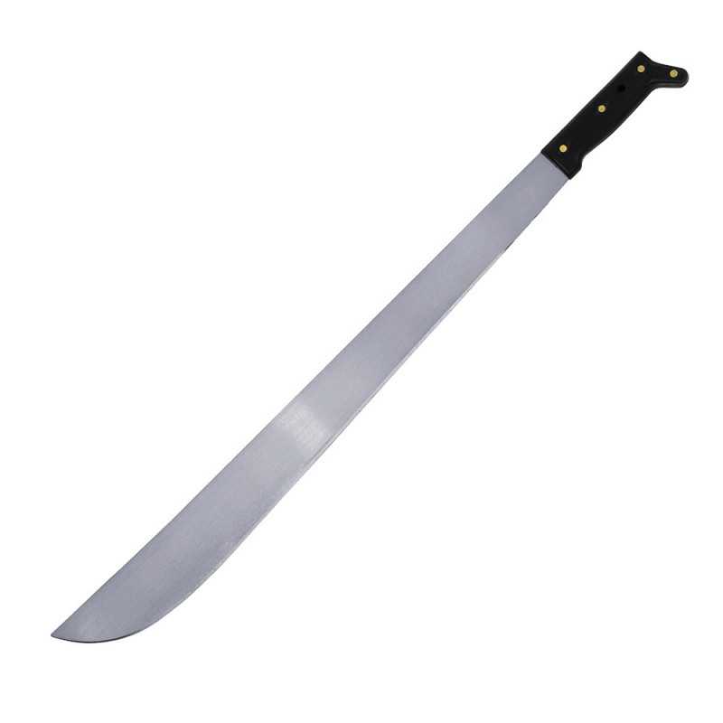 130517 Machete troquelado con mango negro recto 26" Surtek