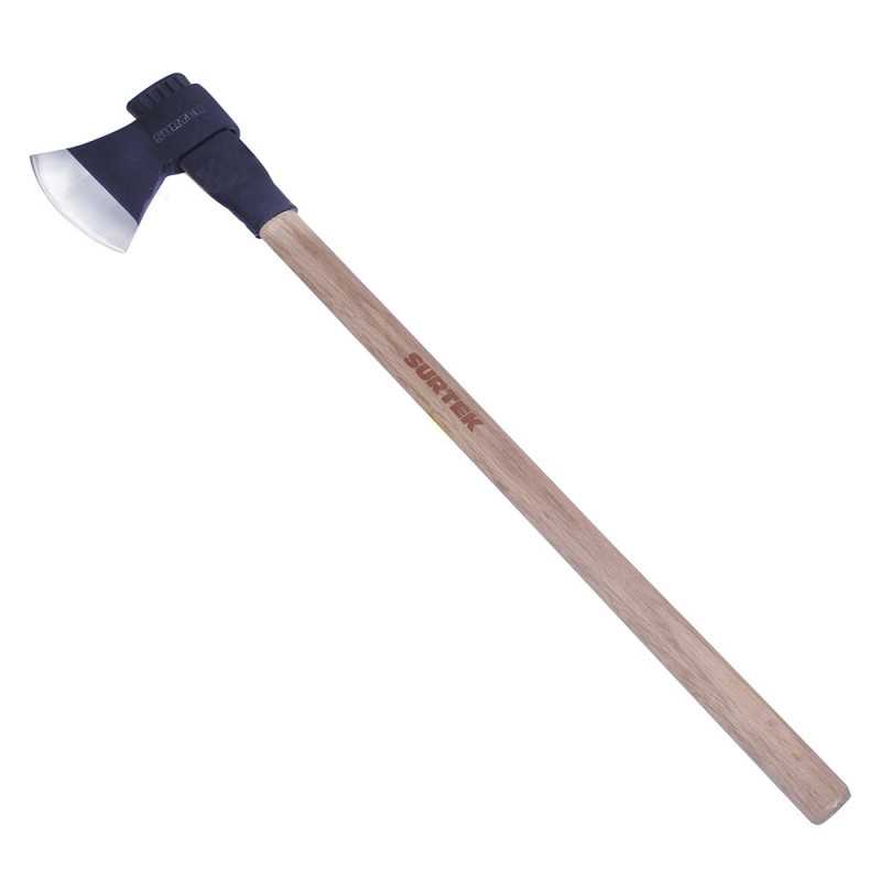LE2.5M Hacha de labor entera con cabeza forjada en acero con mango de madera 36" 2-1/2 Lb Surtek LE2.5M Hacha de labor entera con cabeza forjada en acero con mango de madera 36" 2-1/2 Lb Surtek