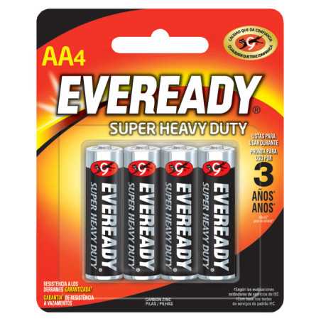 1215-4 Pila alcalina Eveready® "AA" 4 piezas Surtek
