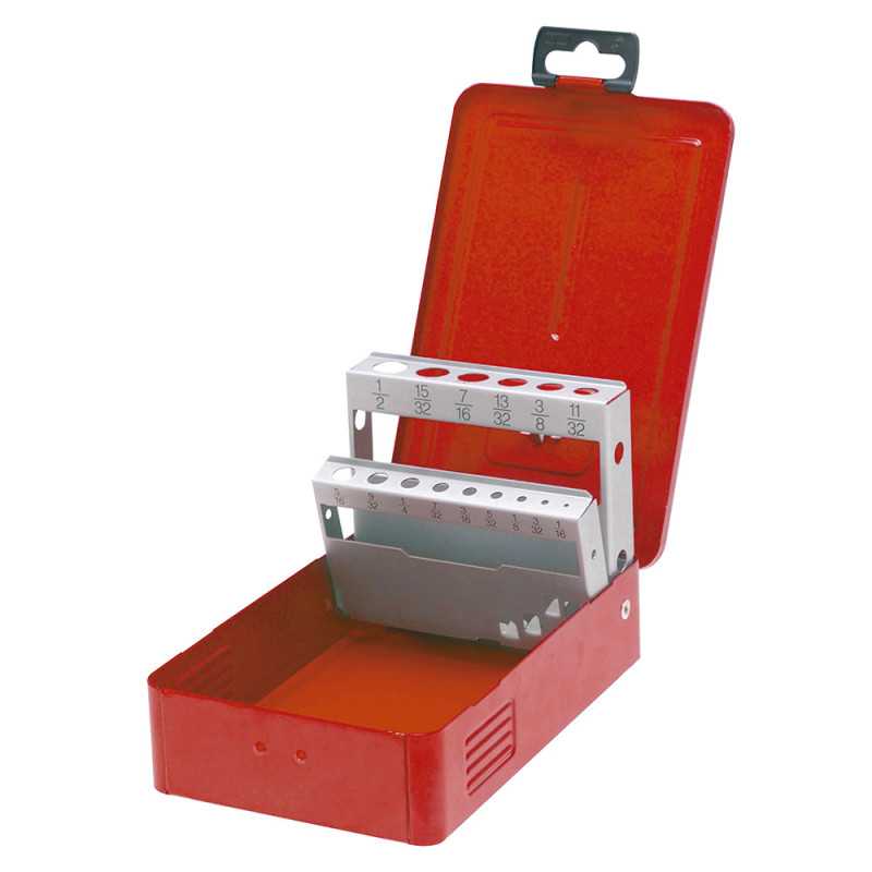 4077 Caja metálica para 15 brocas roja 7" x 4" x 2" Urrea 4077 Caja metálica para 15 brocas roja 7" x 4" x 2" Urrea