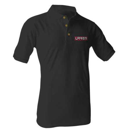 URRPONC Playera tipo polo para caballero color negro talla CH Urrea