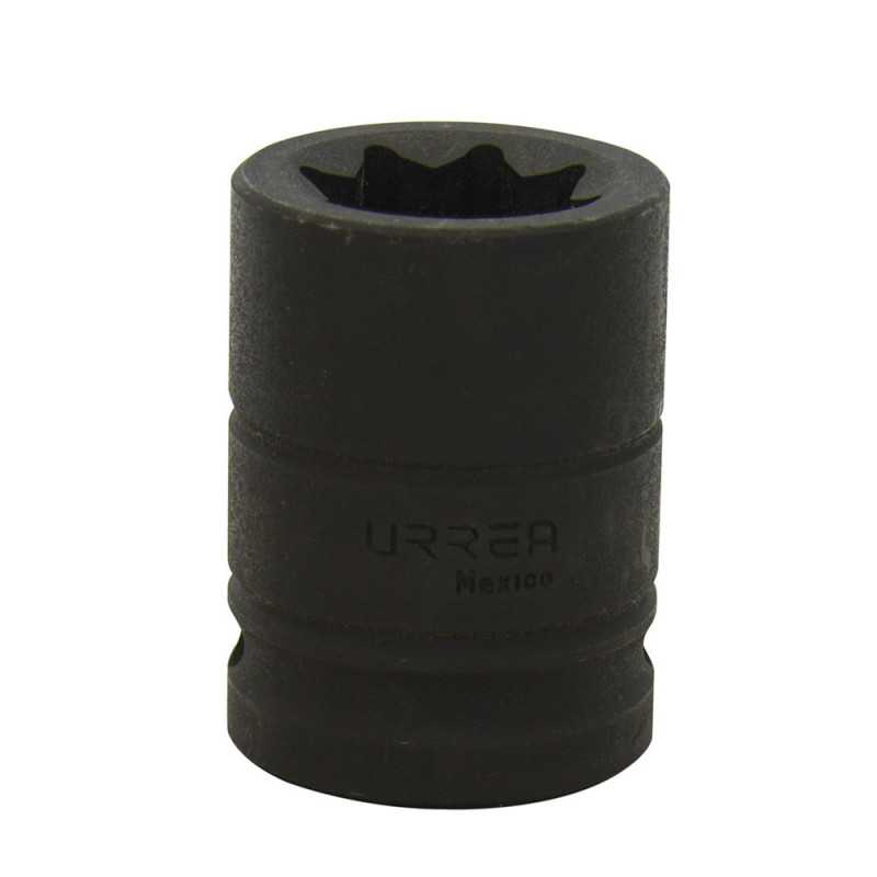 7517S Dado de impacto cuadro de 3/4" 8 puntas en pulgadas 1-1/16" Urrea