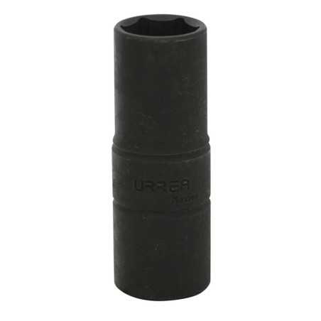 741921MT Dado de impacto largo doble boca métrico cuadro de 1/2" 19 x 21 mm Urrea