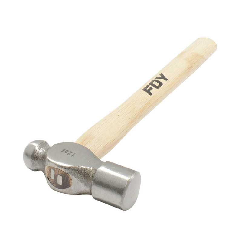 141831 Martillo pulido de bola con mango de madera de 12" 12 oz Foy 141831 Martillo pulido de bola con mango de madera de 12" 12 oz Foy