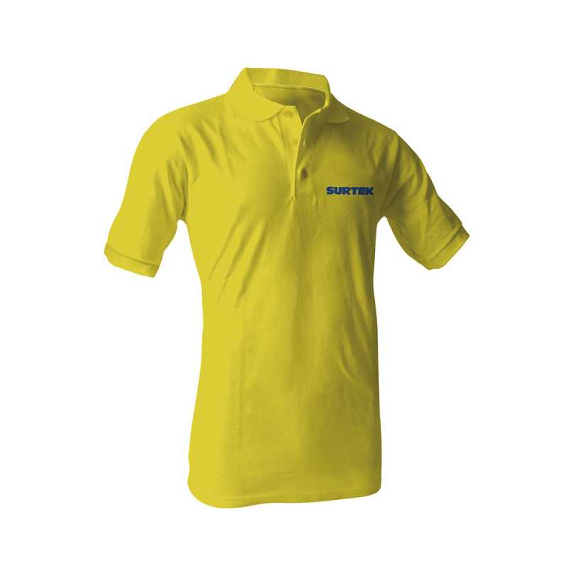 STKPOAM Playera tipo polo para caballero color amarillo talla G Surtek STKPOAM Playera tipo polo para caballero color amarillo talla G Surtek