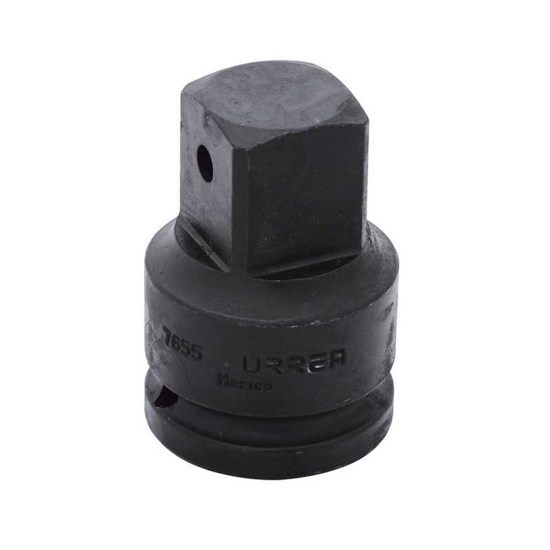 7655 Adaptador con barreno pasado para dado de impacto cuadro de 3/4" hembra a 1" macho Urrea