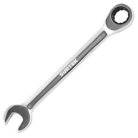 100583 Llave combinada pulido espejo de matraca métrica 12 puntas 13mm Surtek