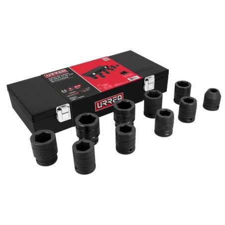 7501C Juego de dados de impacto cuadro de 3/4" en pulgadas 10 piezas Urrea