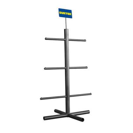 RCUERDA Exhibidor de piso para cuerdas de polipropileno 90 x 186 x 91 cm Surtek