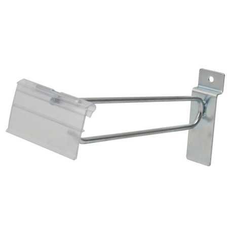 124134 Gancho para panel ranurado con preciador plástico 8" Surtek