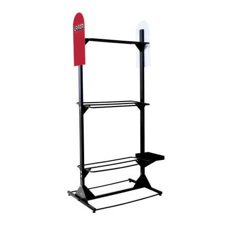 RPODVER Exhibidor de piso vertical para 3 podadoras y accesorios 86.5 x 60 x 193 cm Surtek