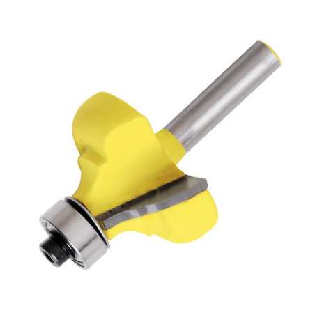 119277 Broca para router de acero moldadura clásica con balero 1-3/8" zanco de 1/4" Surtek