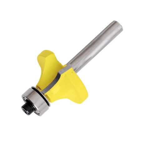119269 Broca para router de acero redondeadora con balero 1-1/4" zanco de 1/4" Surtek