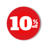 10 por ciento de descuento
